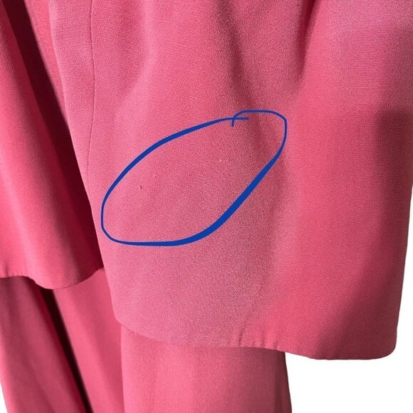 Anthropologie Jill Jill Stuart Iva Maxi Dress Pink Crepe Gown Women’s Size 14 - Picture 13 of 14